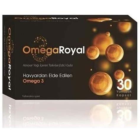 omega royal hayvar balık yağı 30 kapsül